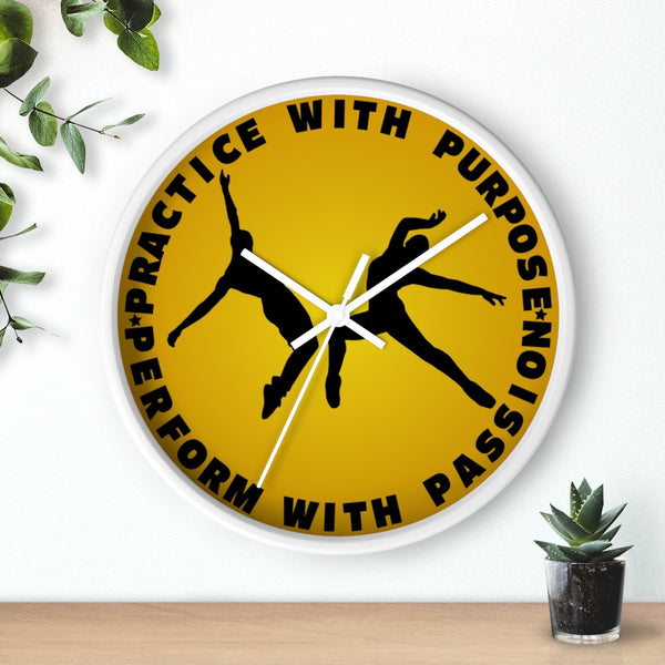 PWP Wall Clock (Black & Gold)