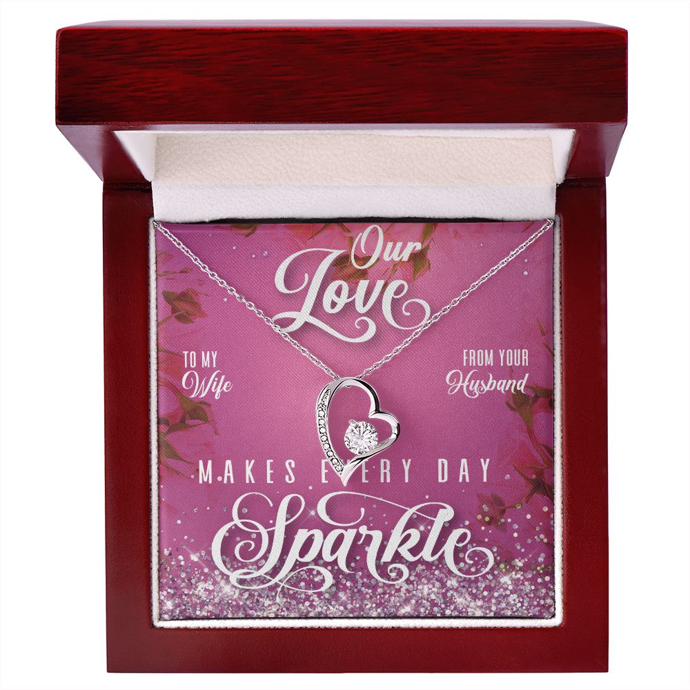 Every Day Sparkle Forever Love Necklace