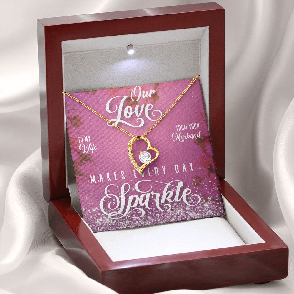 Every Day Sparkle Forever Love Necklace