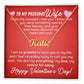 Custom Name Necklace Valentine's Day v1