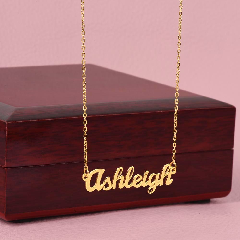 Custom Name Necklace Valentine's Day v1