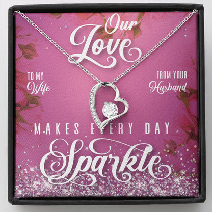 Every Day Sparkle Forever Love Necklace