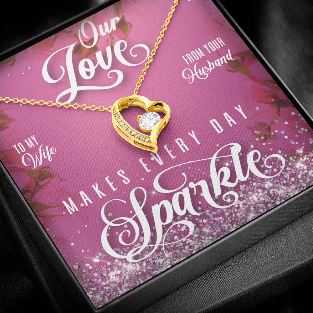 Every Day Sparkle Forever Love Necklace