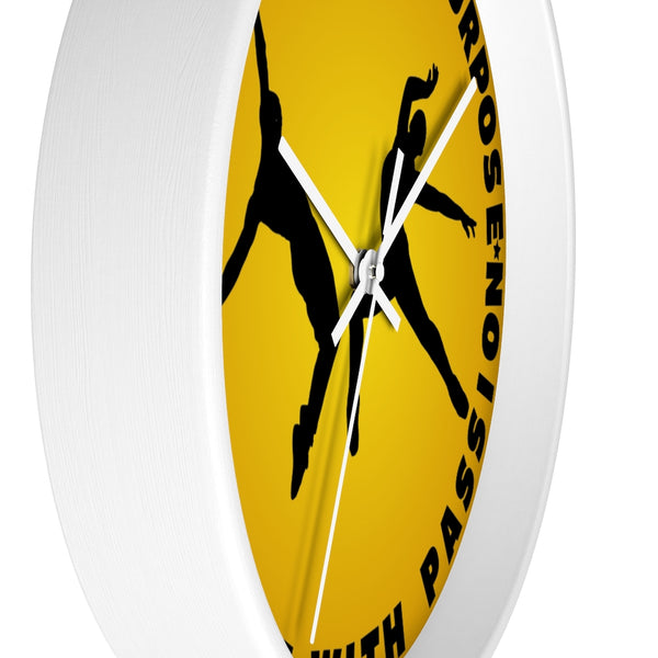 PWP Wall Clock (Black & Gold)
