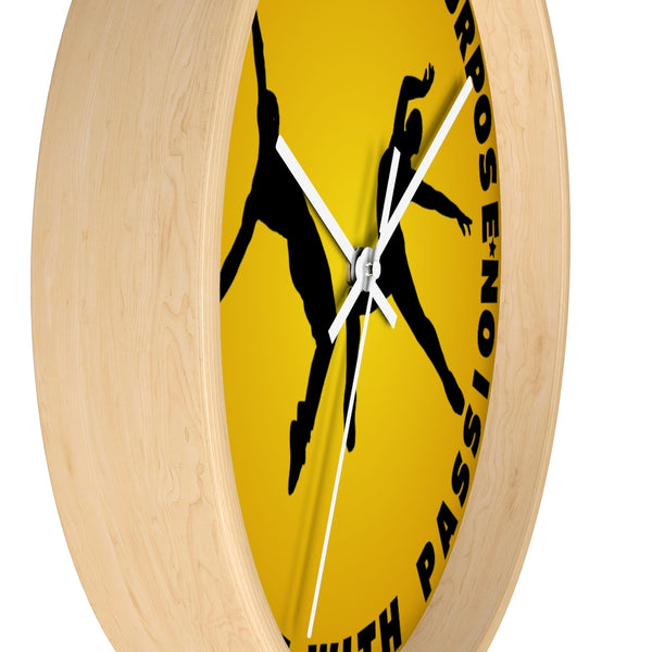 PWP Wall Clock (Black & Gold)