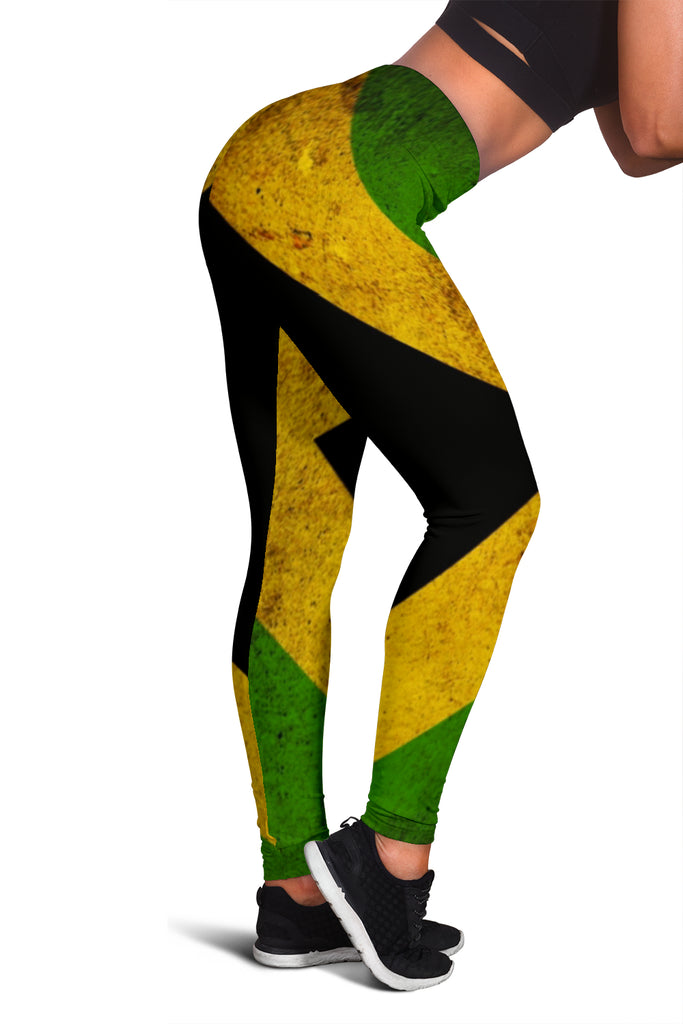 Jamaican Flag Colors Leggings
