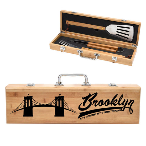 Brooklyn Born or Bred BBQ/Grilling Set