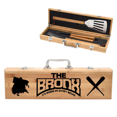 Bronx Born Or Bred BBQ/Grilling Utensils Set