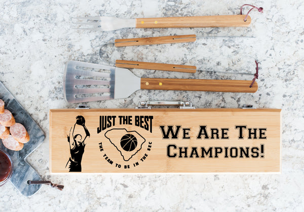 USC WBBall BBQ/Grilling Utensils set